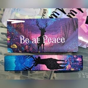 ZOX "BE AT PEACE" #1562 AURORA AURA Medium INTERACTIVE COLLECTIBLE WRISTBAND